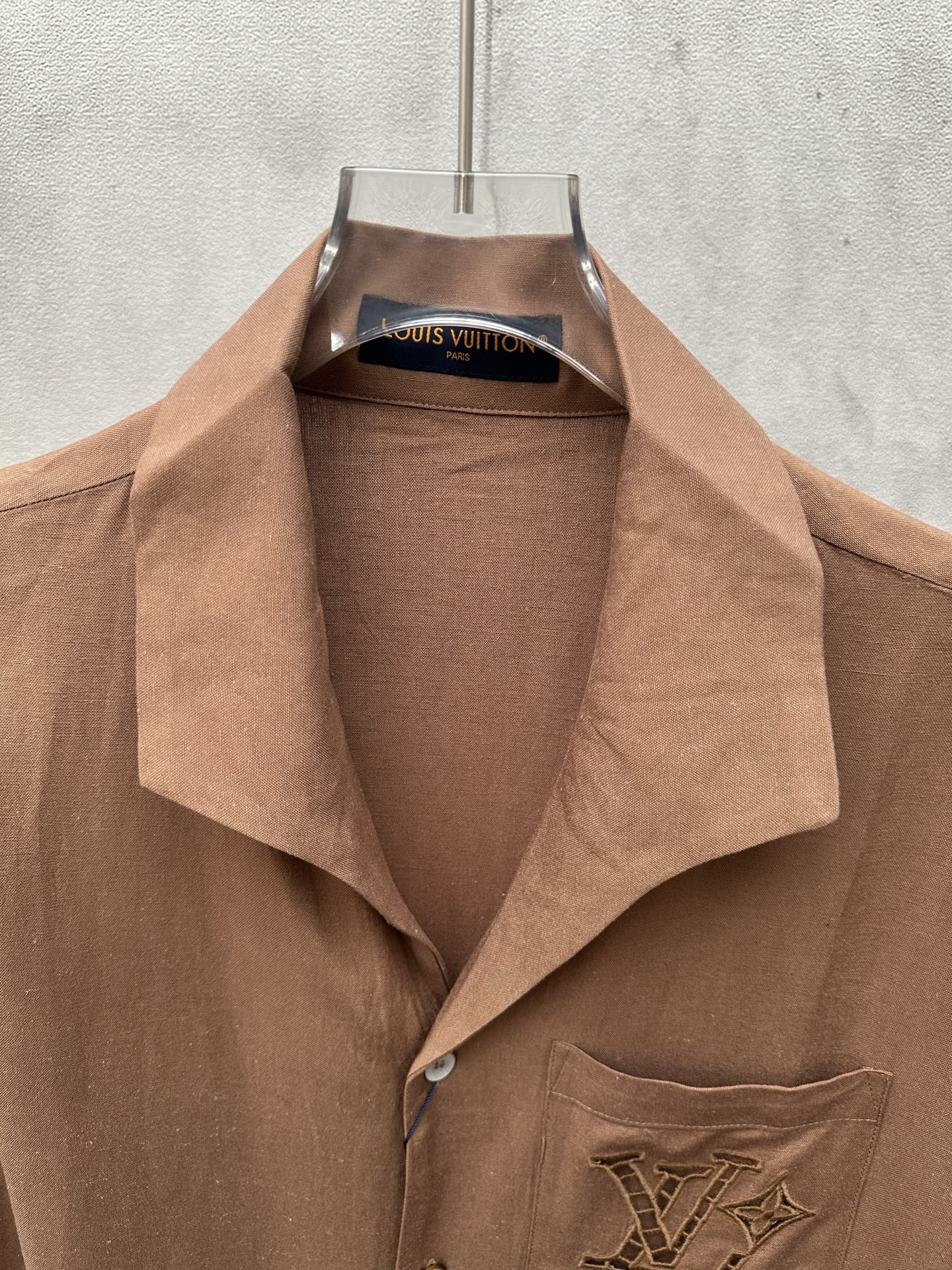 Louis Vuitton Embroidered summer shirt（1AHVUQ）