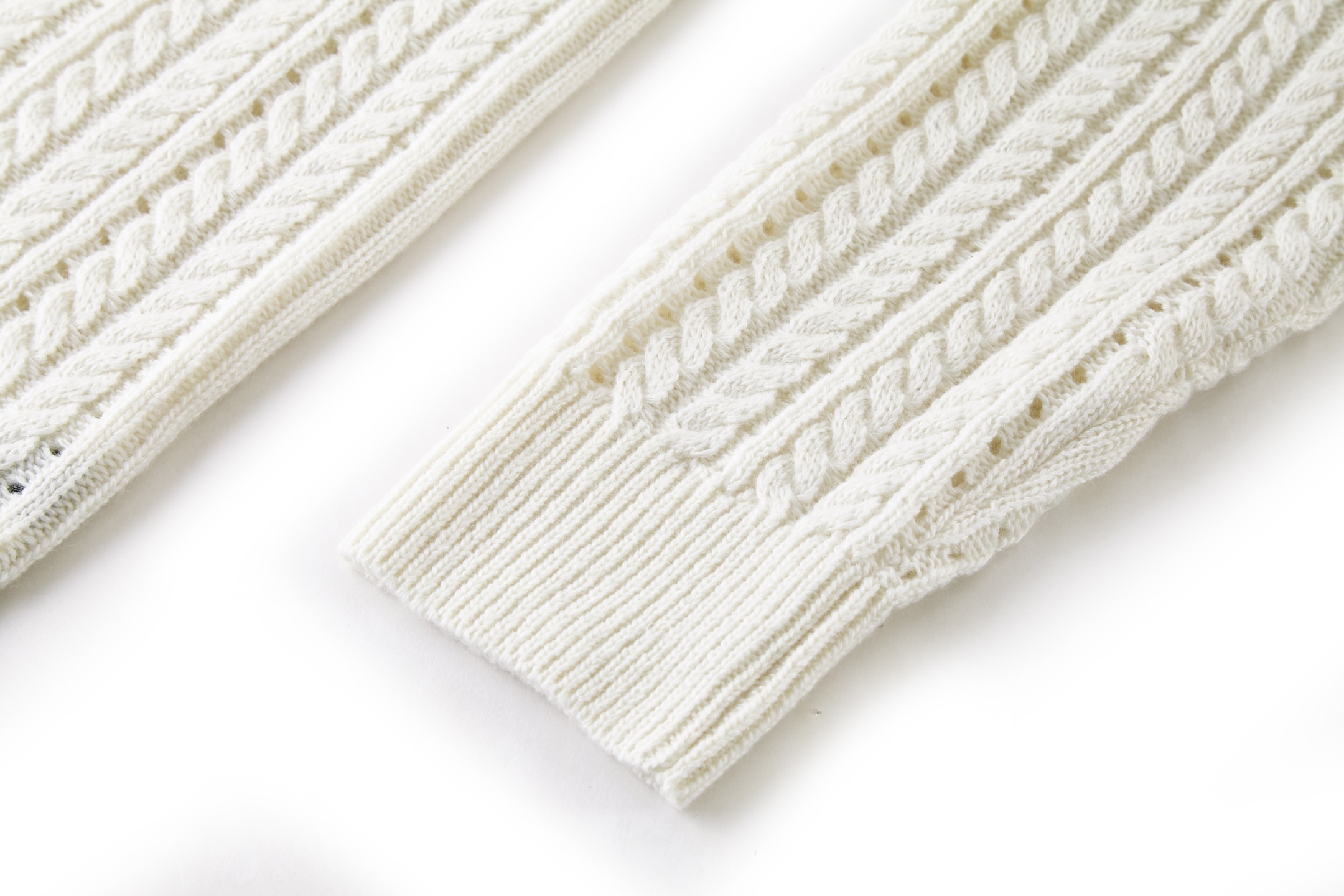 Louis Vuitton Long-Sleeved Cable-Knit Crewneck（1AHVOE）