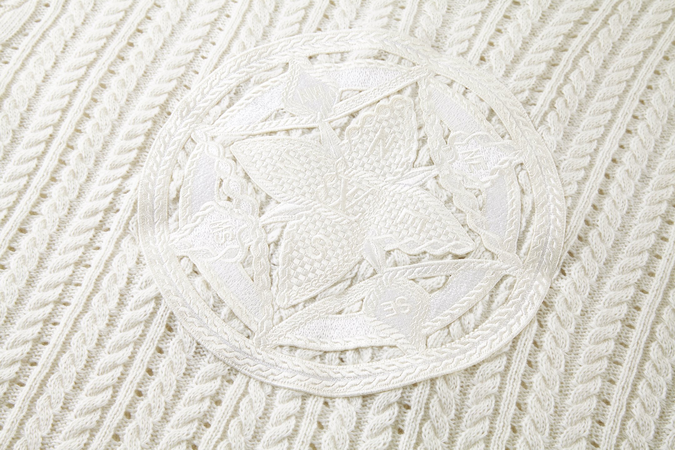 Louis Vuitton Long-Sleeved Cable-Knit Crewneck（1AHVOE）