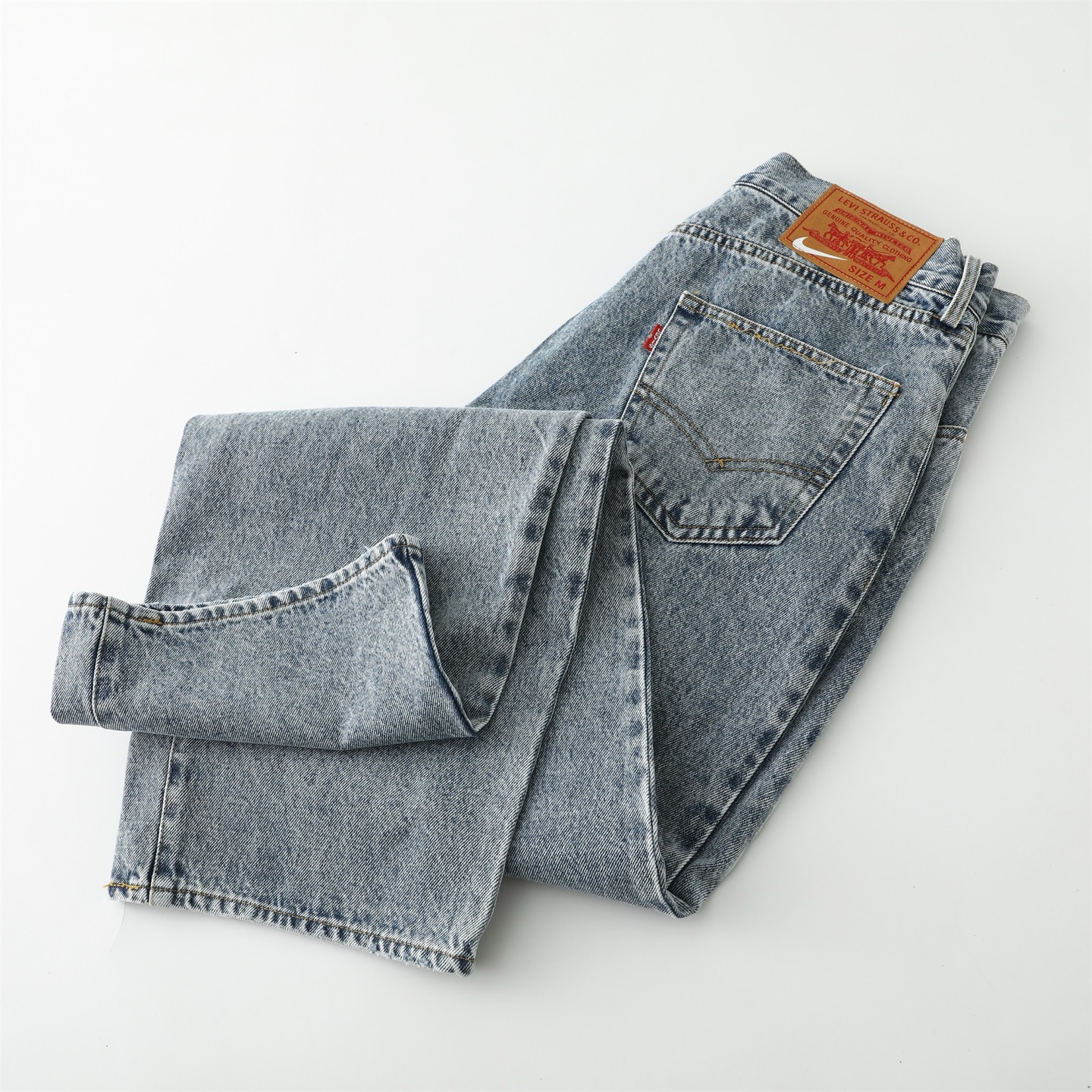 LEVI'S x Nike Baggy Jean "Light Indigo"（002TN-0000）