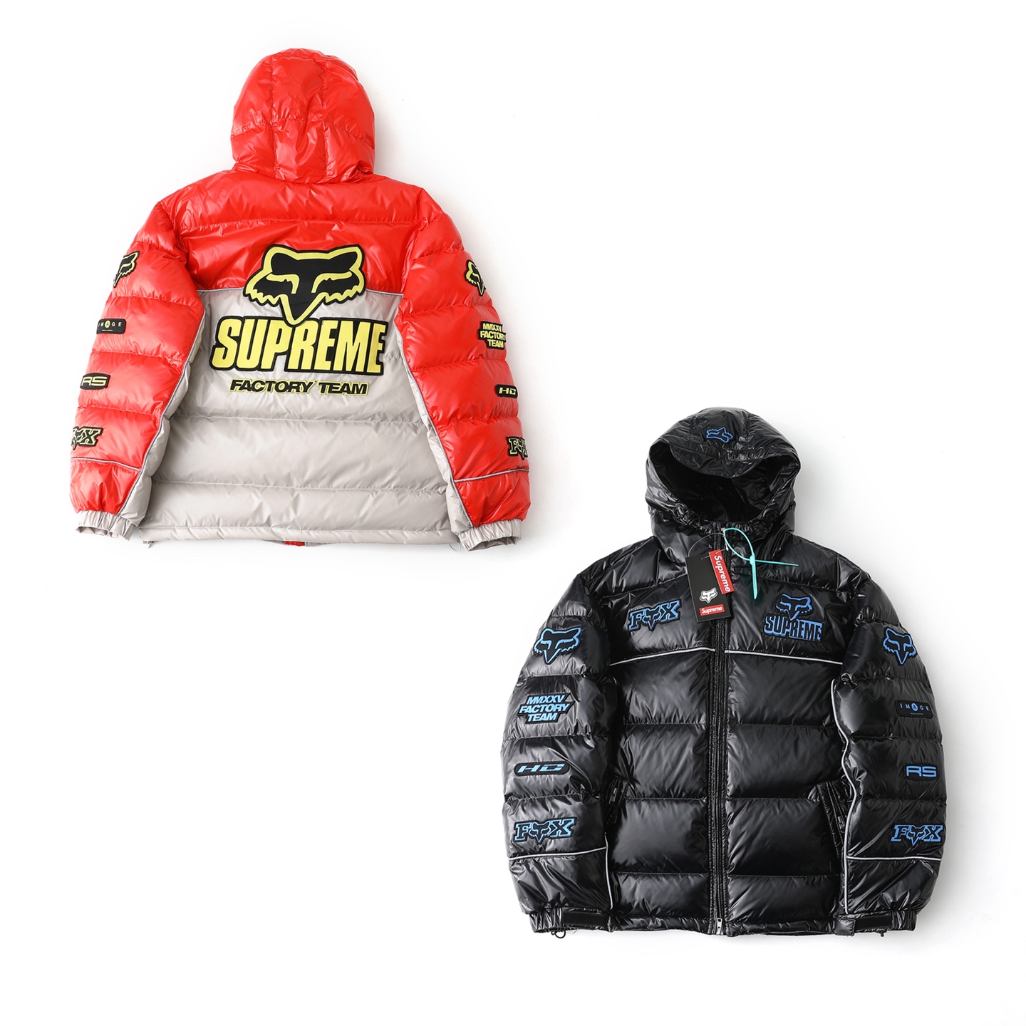Supreme x Fox Racing Shiny Down Puffer Jacket（SUP-FW25-235）