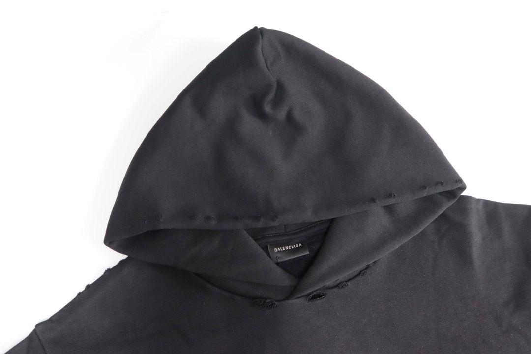 Balenciaga Ai Generated Hoodie Medium Fit in Black/white（767877TQVF99034）
