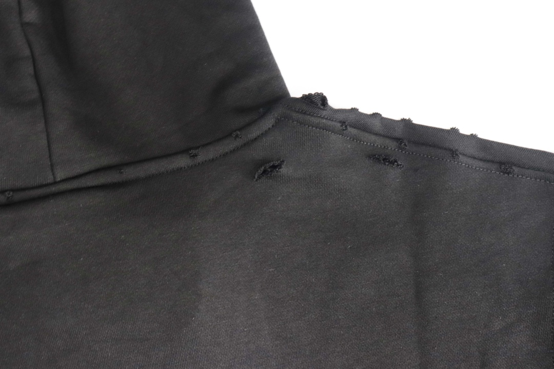 Balenciaga Ai Generated Hoodie Medium Fit in Black/white（767877TQVF99034）