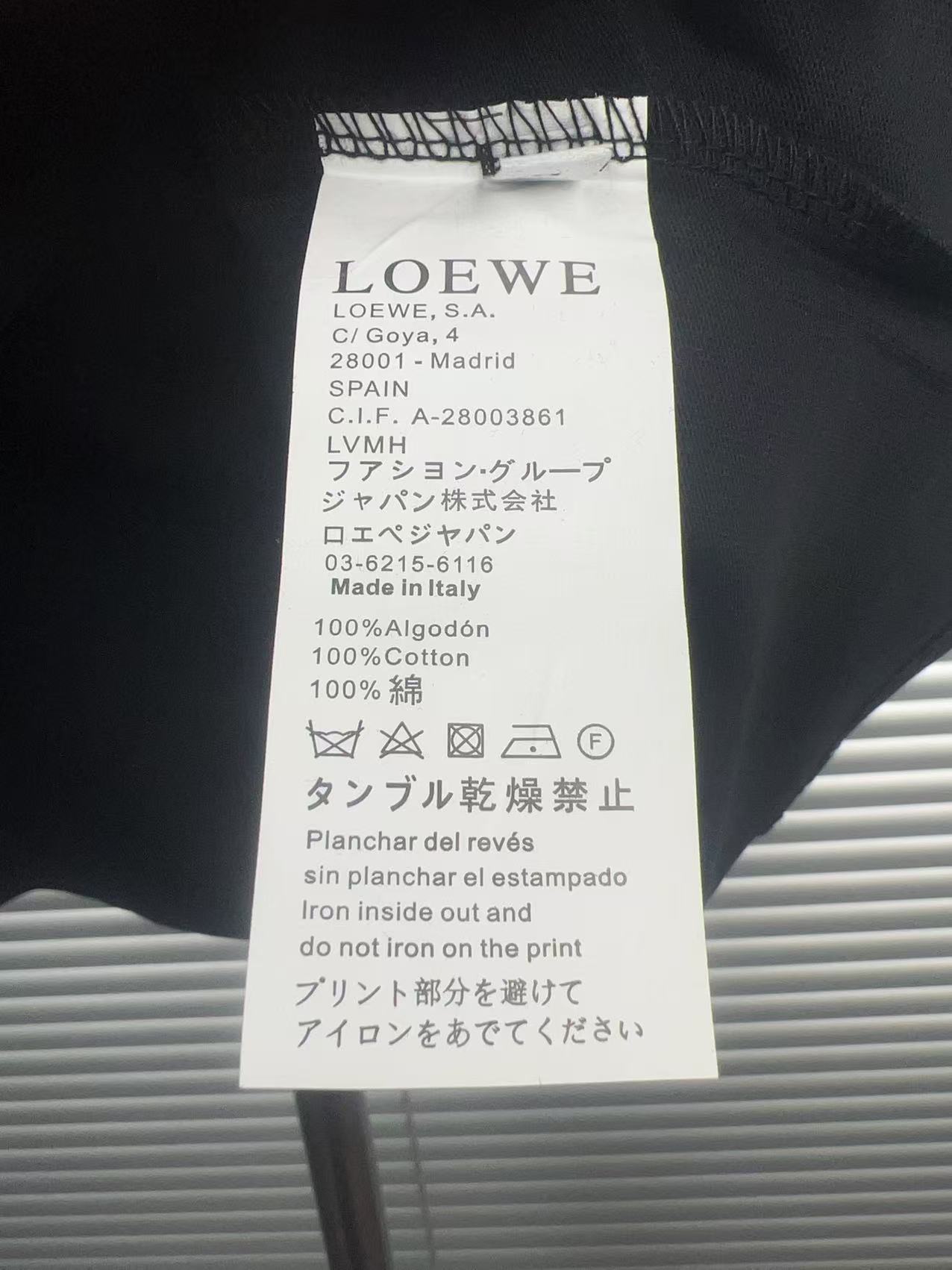 LOEWE Relaxed fit T-shirt in cotton（H526Y22XAT-1100）