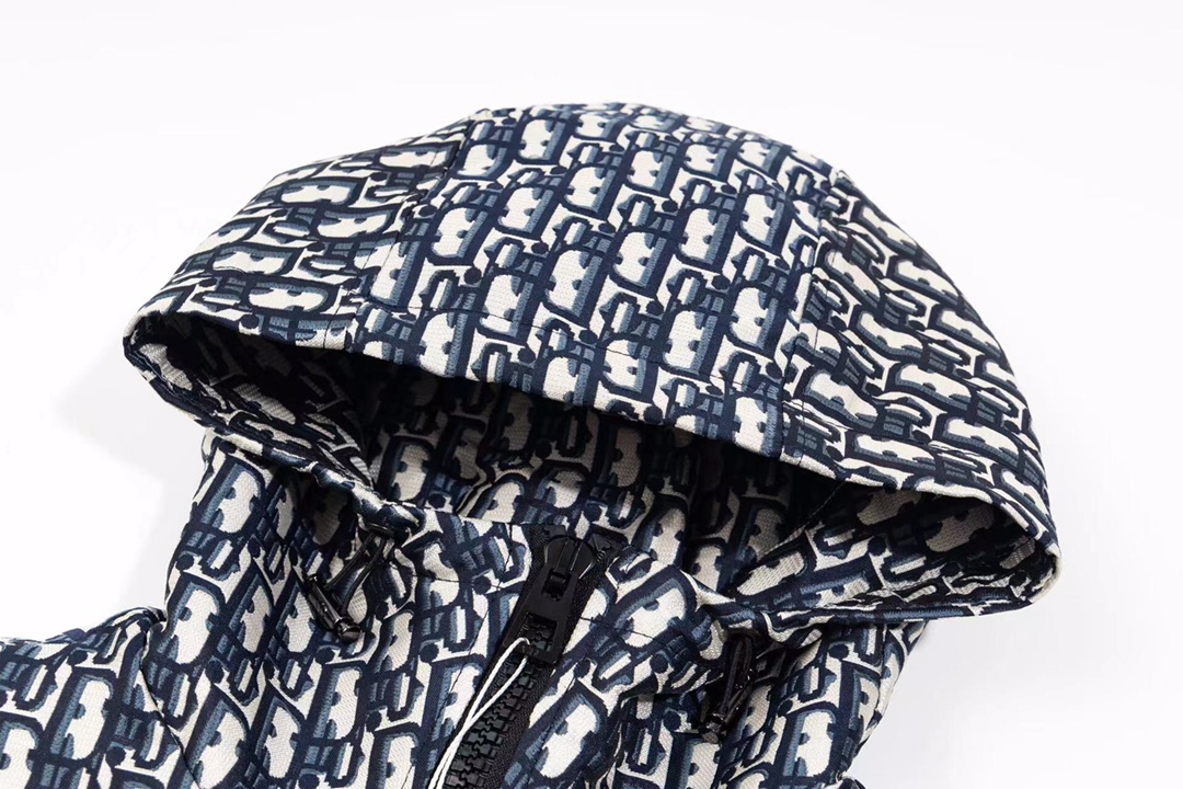 Dior waterproof hooded jacket（327C25A2970-X5803）