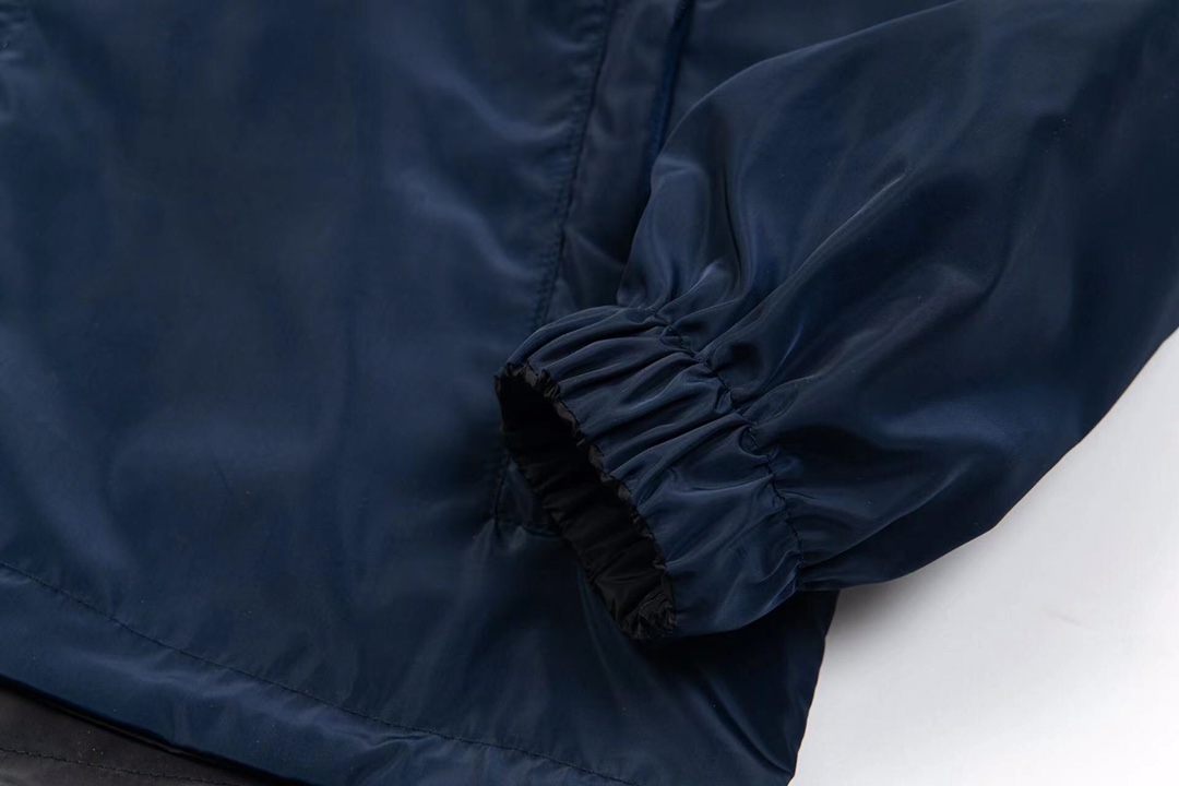 Prada Black/blue Re-nylon Jacket (SGC603-1WQ9-F0D9M-S-OOO）