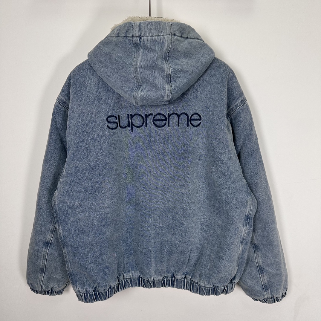 Supreme Faux Shearling Lined Bomber Jacket（SUP-FW24-110）