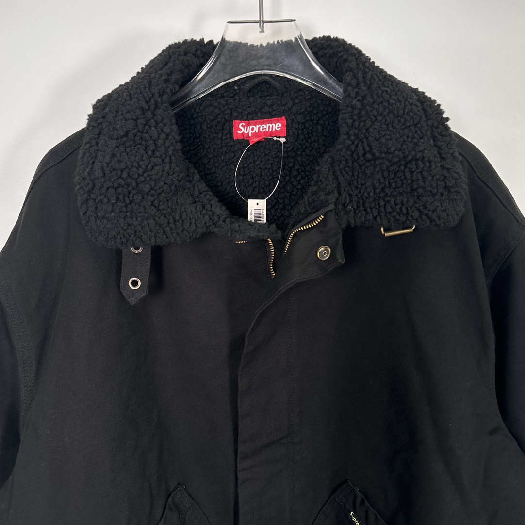 Supreme Faux Shearling Lined Bomber Jacket（SUP-FW24-110）