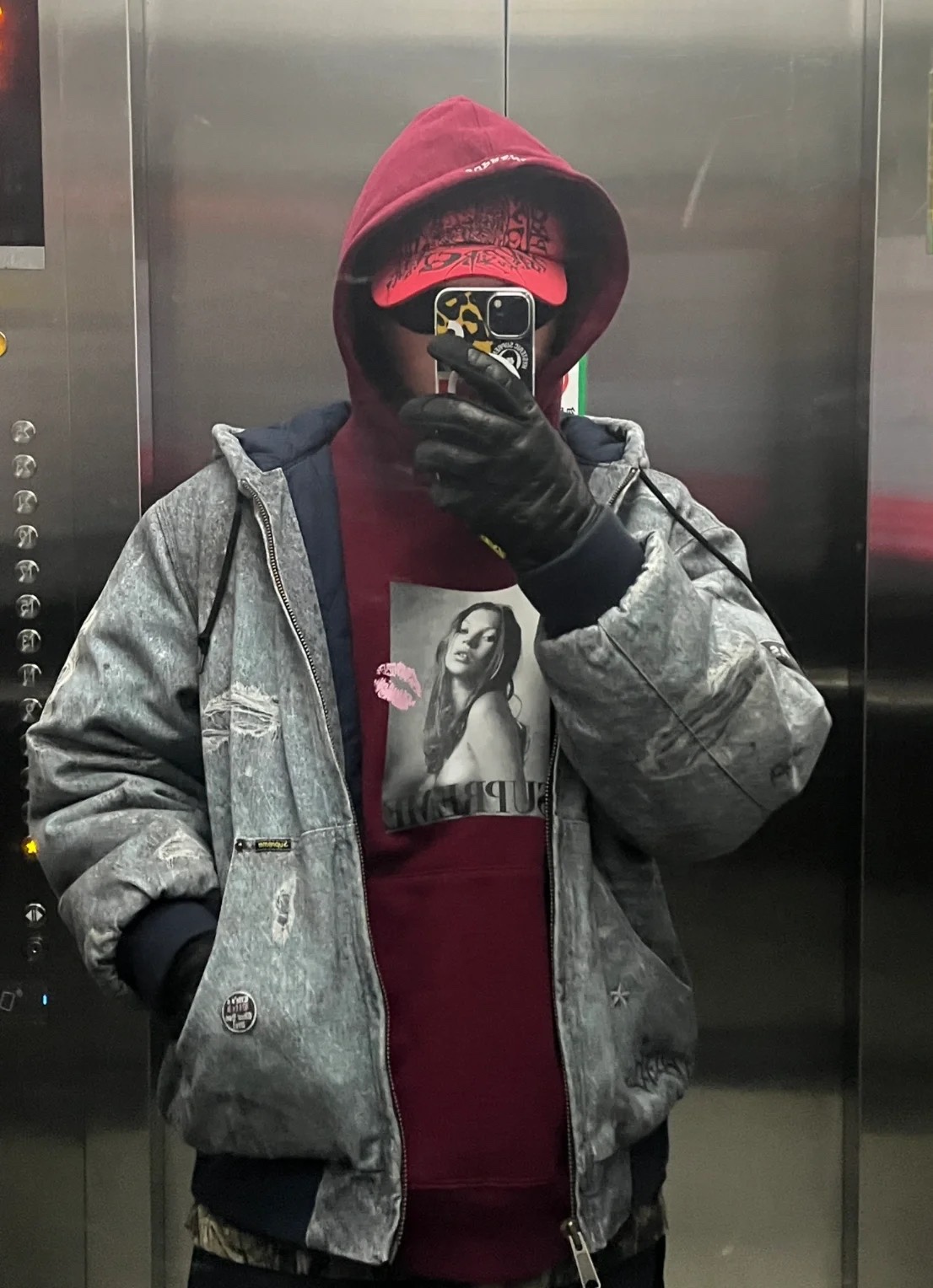 Supreme HJR Trompe L'oel Hooded Work Jacket(SUP-FW24-186) Supreme HJR Trompe L'oel Hooded Work Jacket(SUP-FW24-186)
