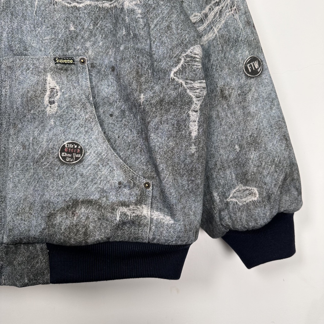 Supreme HJR Trompe L'oel Hooded Work Jacket（SUP-FW24-186）