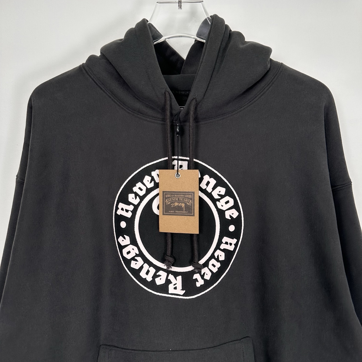 Stussy x Denim Tears Graphic Hoodie "Black"（318050）