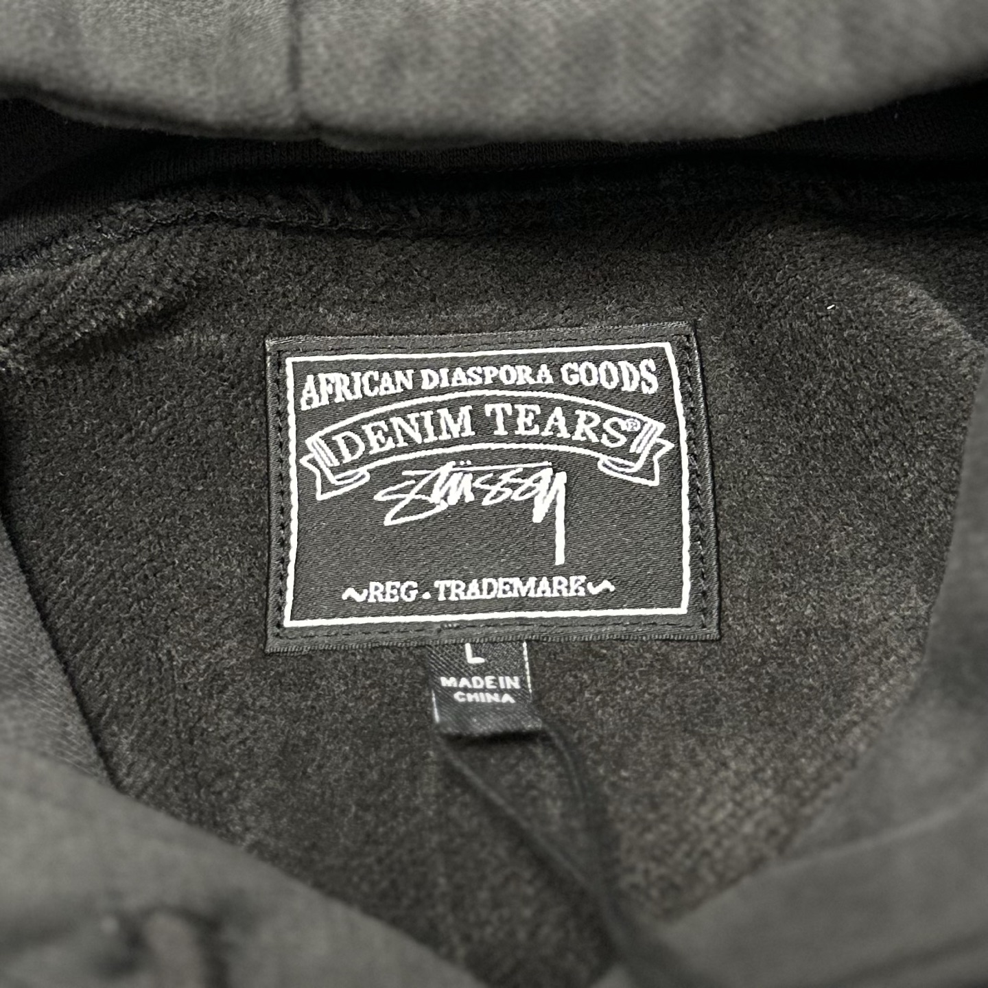 Stussy x Denim Tears Graphic Hoodie "Black"（318050）