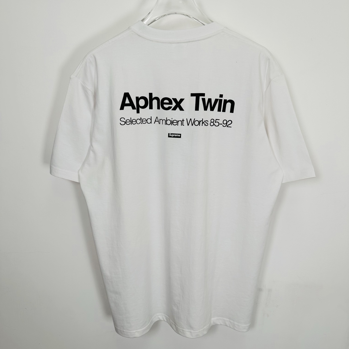 Supreme x Aphex Twin Ambient Works Tee "Black" (SUP-SS25-WEEK2-009）