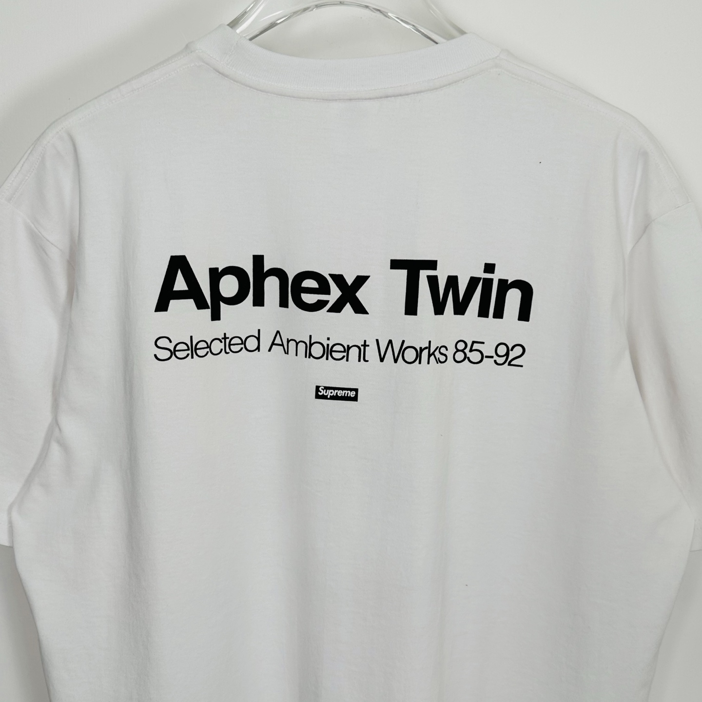 Supreme x Aphex Twin Ambient Works Tee "Black" (SUP-SS25-WEEK2-009）