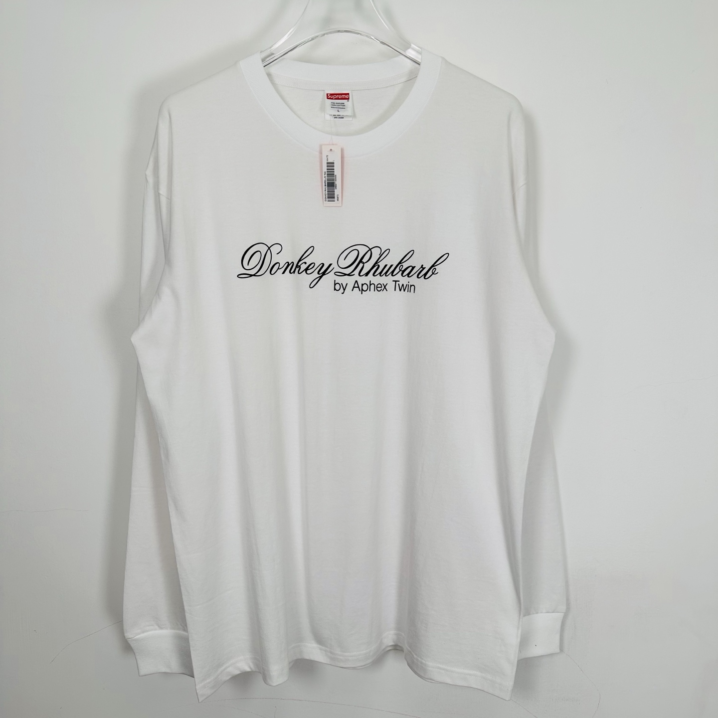 Supreme Aphex Twin Donkey Rhubarb L/S Tee（SUP-SS25-217）