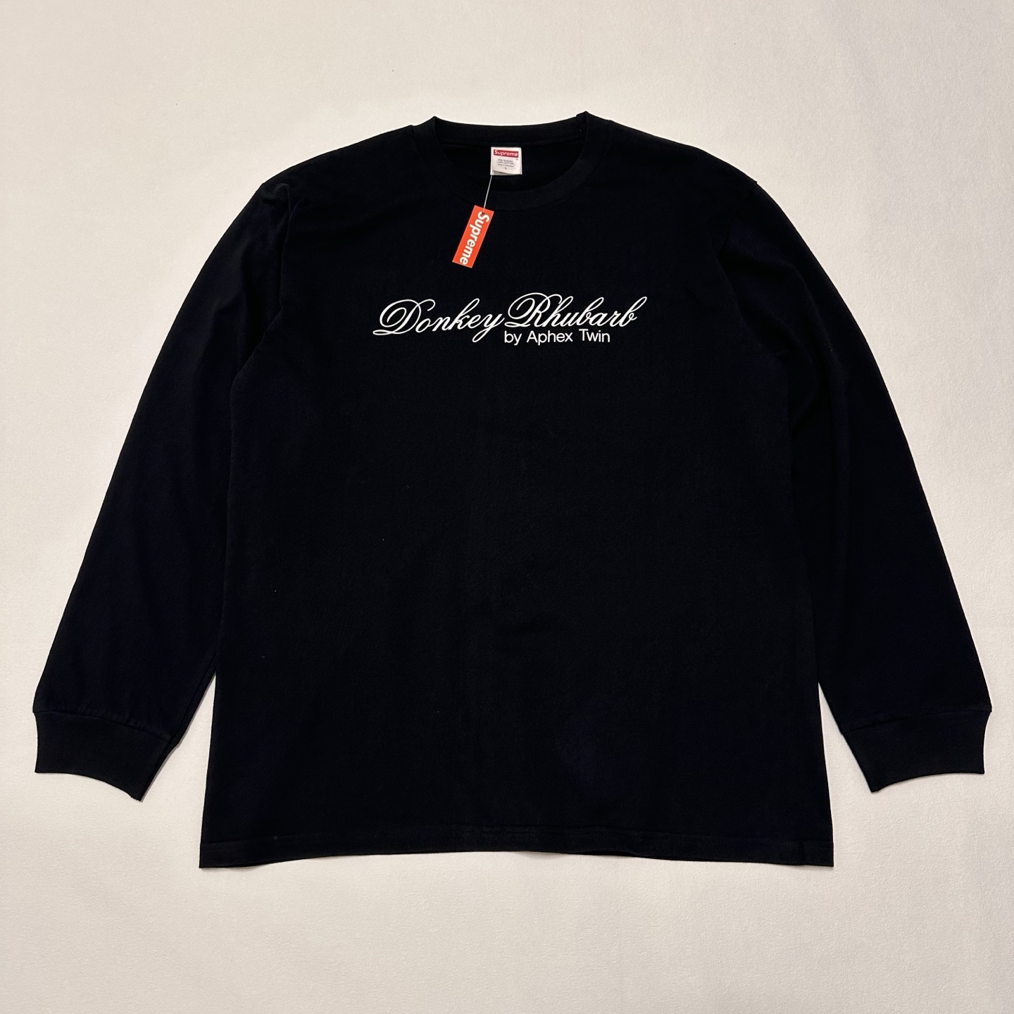 Supreme Aphex Twin Donkey Rhubarb L/S Tee（SUP-SS25-217）