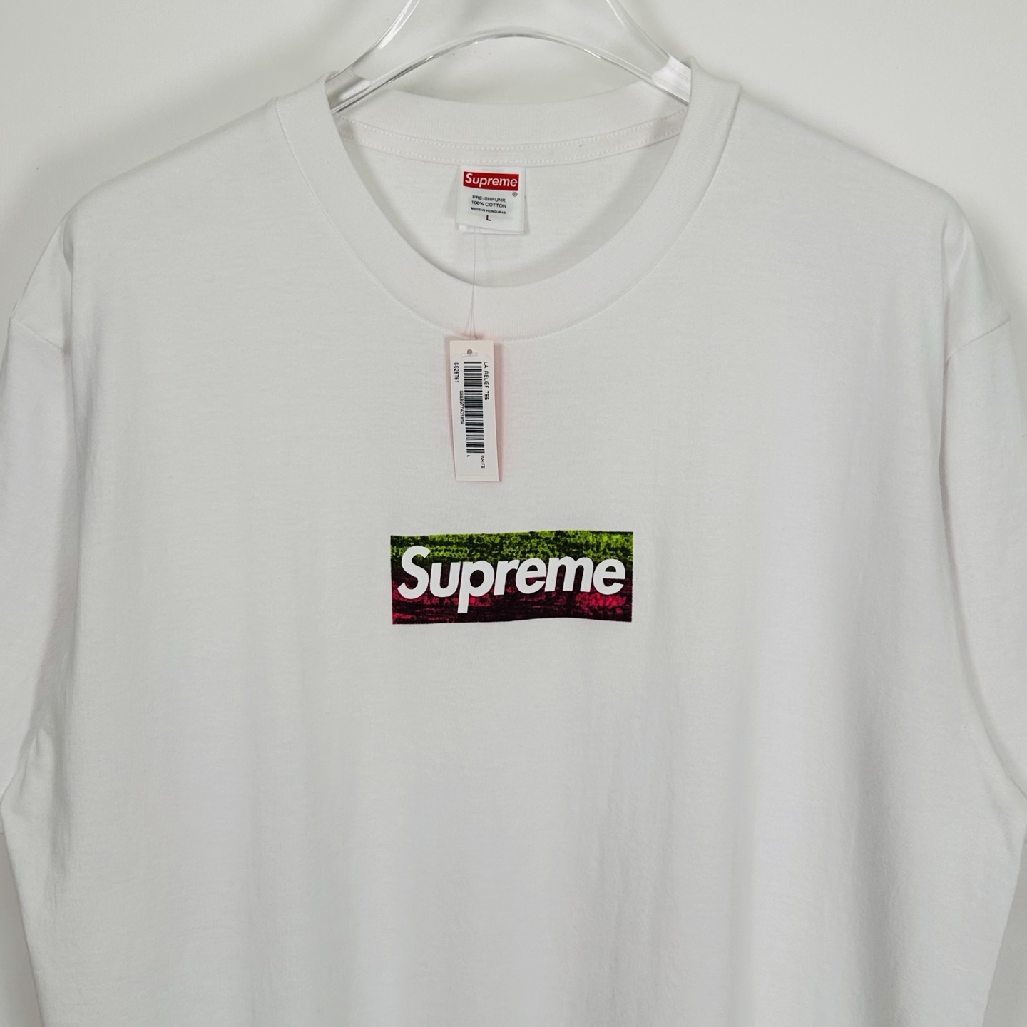 Supreme Los Angeles Fire Relief Box Logo Tee "White"（SUP-SS25-206）