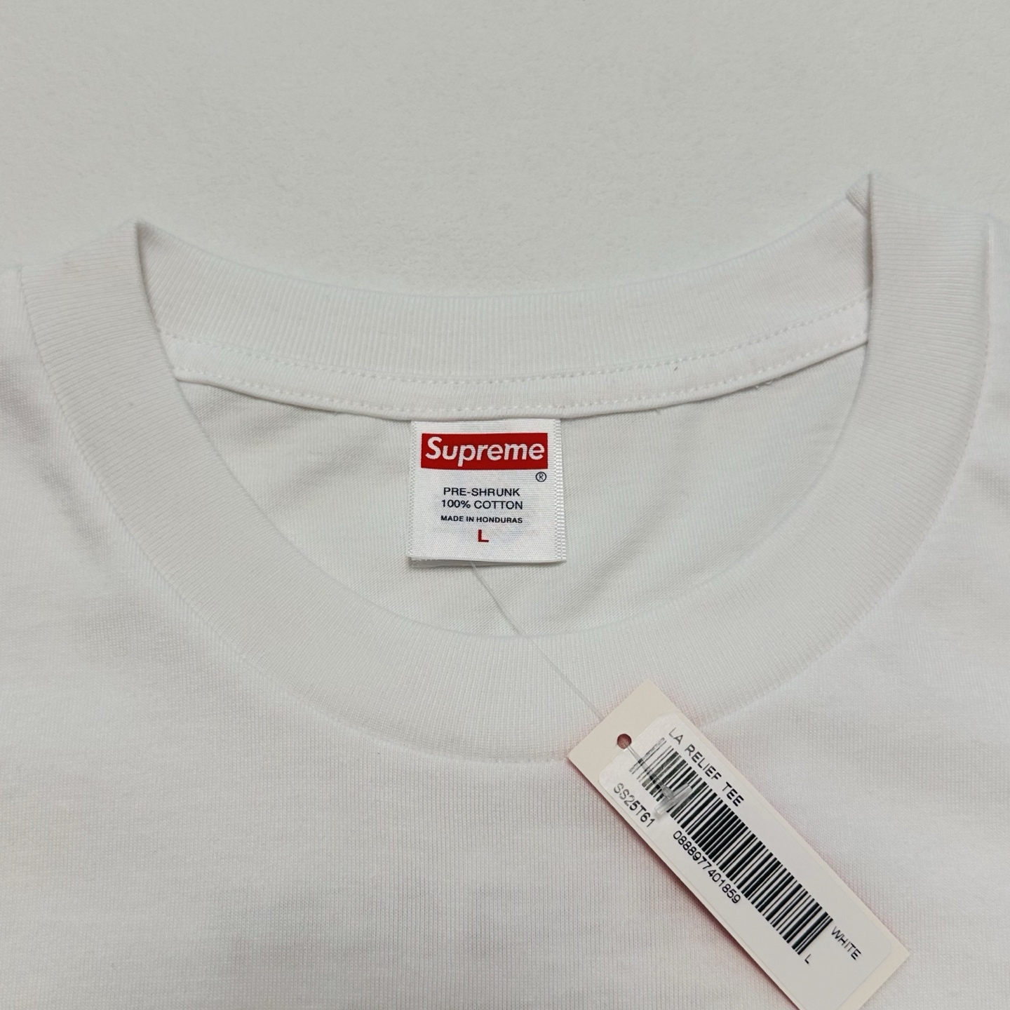 Supreme Los Angeles Fire Relief Box Logo Tee "White"（SUP-SS25-206）