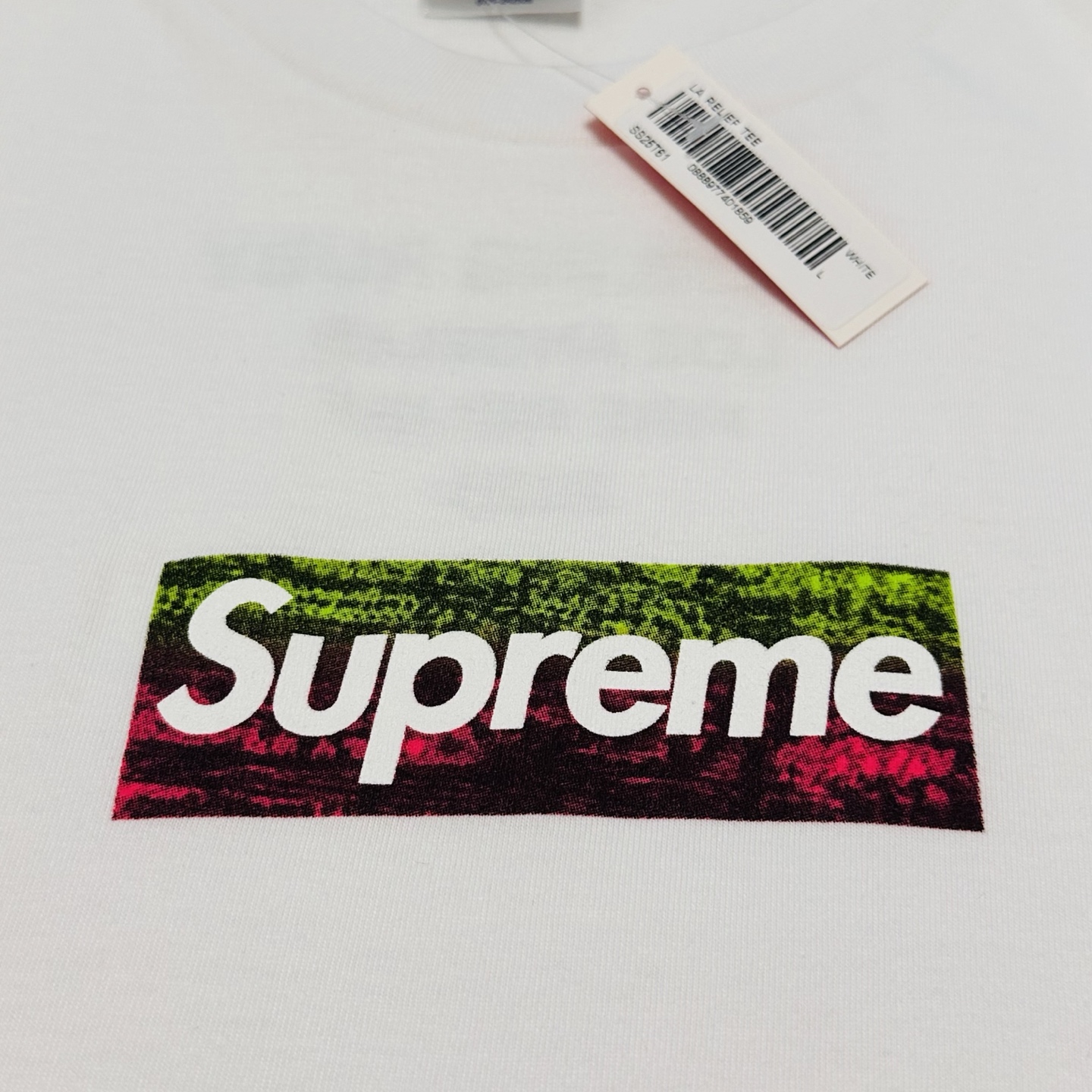 Supreme Los Angeles Fire Relief Box Logo Tee "White"（SUP-SS25-206）
