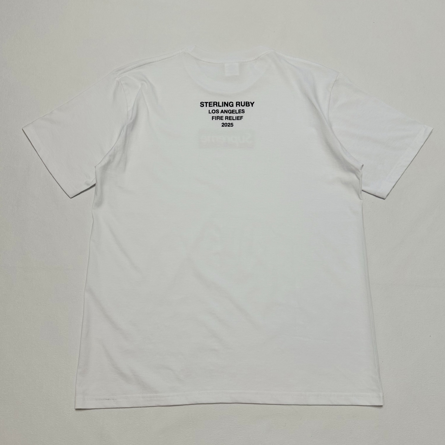 Supreme Los Angeles Fire Relief Box Logo Tee "White"（SUP-SS25-206）
