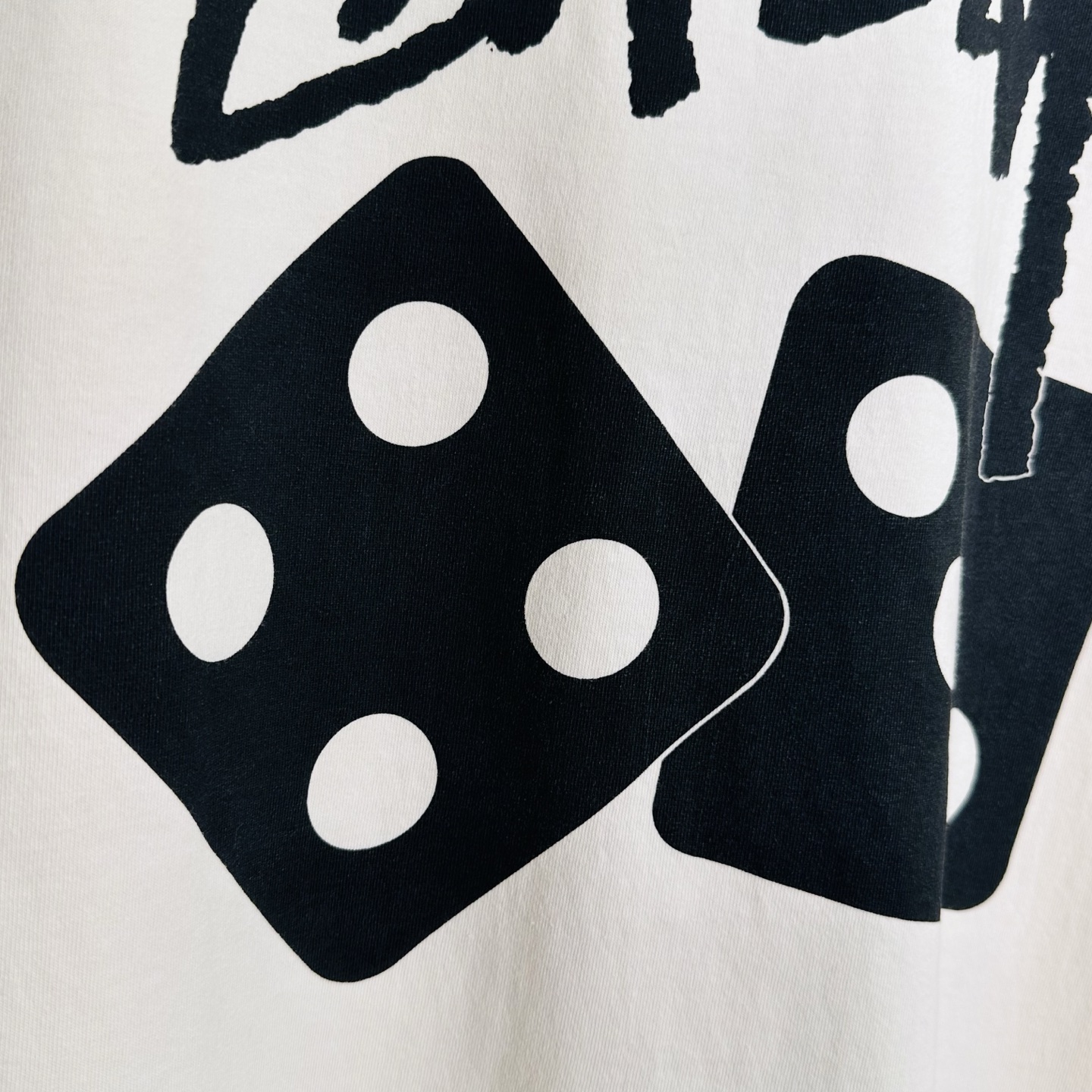 Stussy Dice Pigment Dyed Tee 'Black'（1904721）