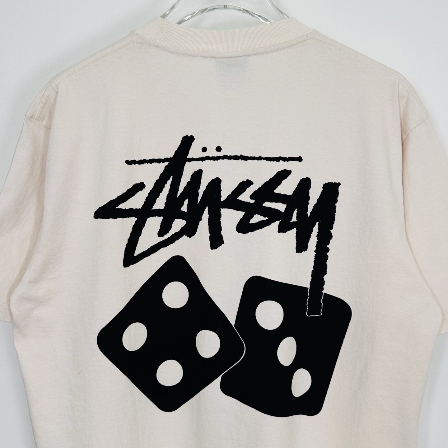Stussy Dice Pigment Dyed Tee 'Black'（1904721）