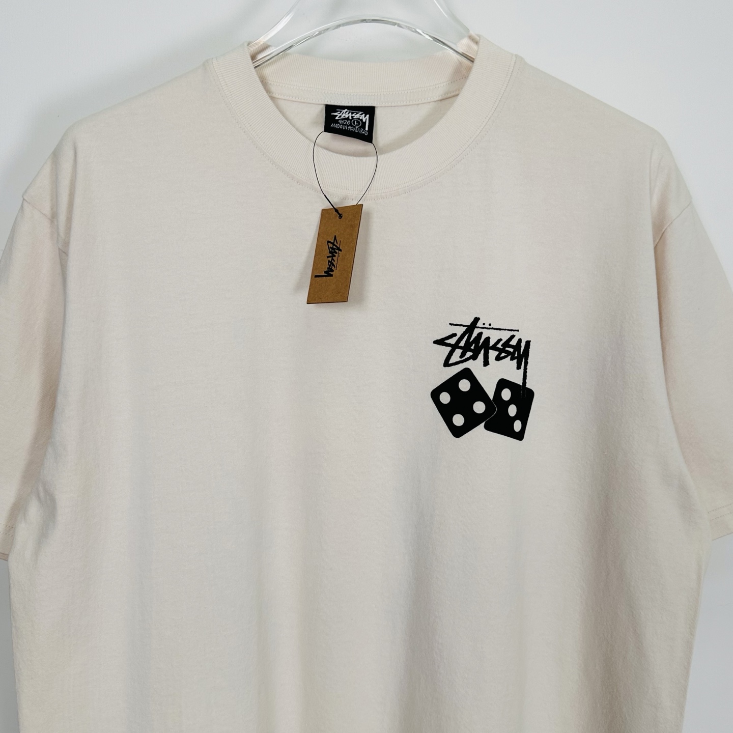 Stussy Dice Pigment Dyed Tee 'Black'（1904721）