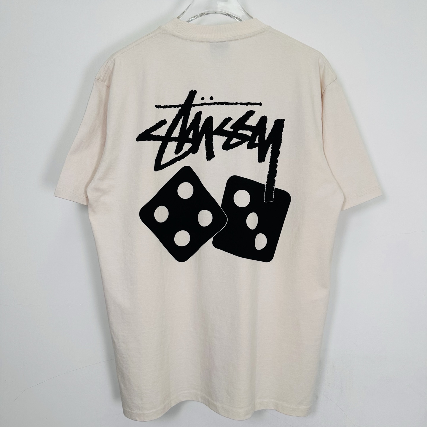 Stussy Dice Pigment Dyed Tee 'Black'（1904721）