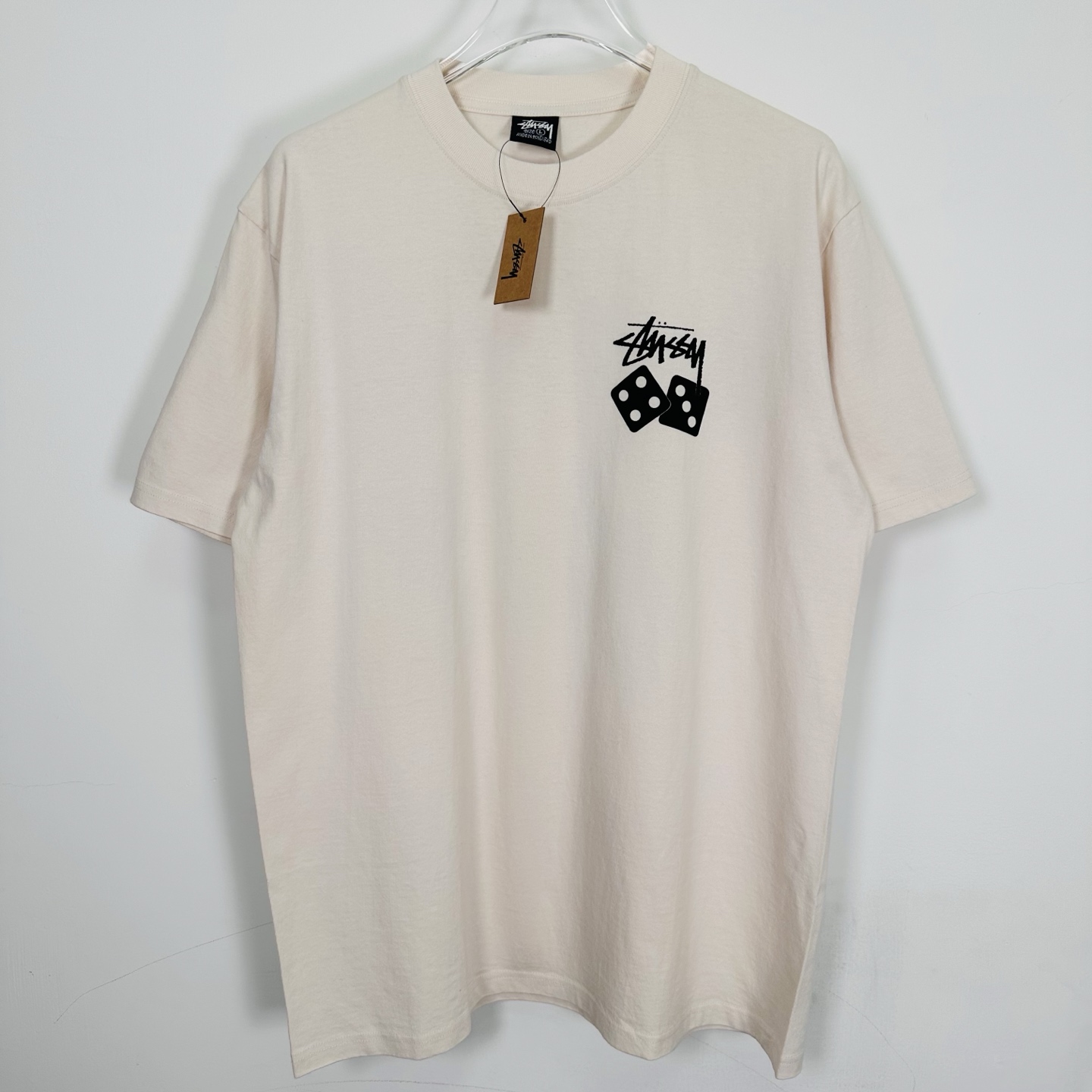 Stussy Dice Pigment Dyed Tee 'Black'（1904721）