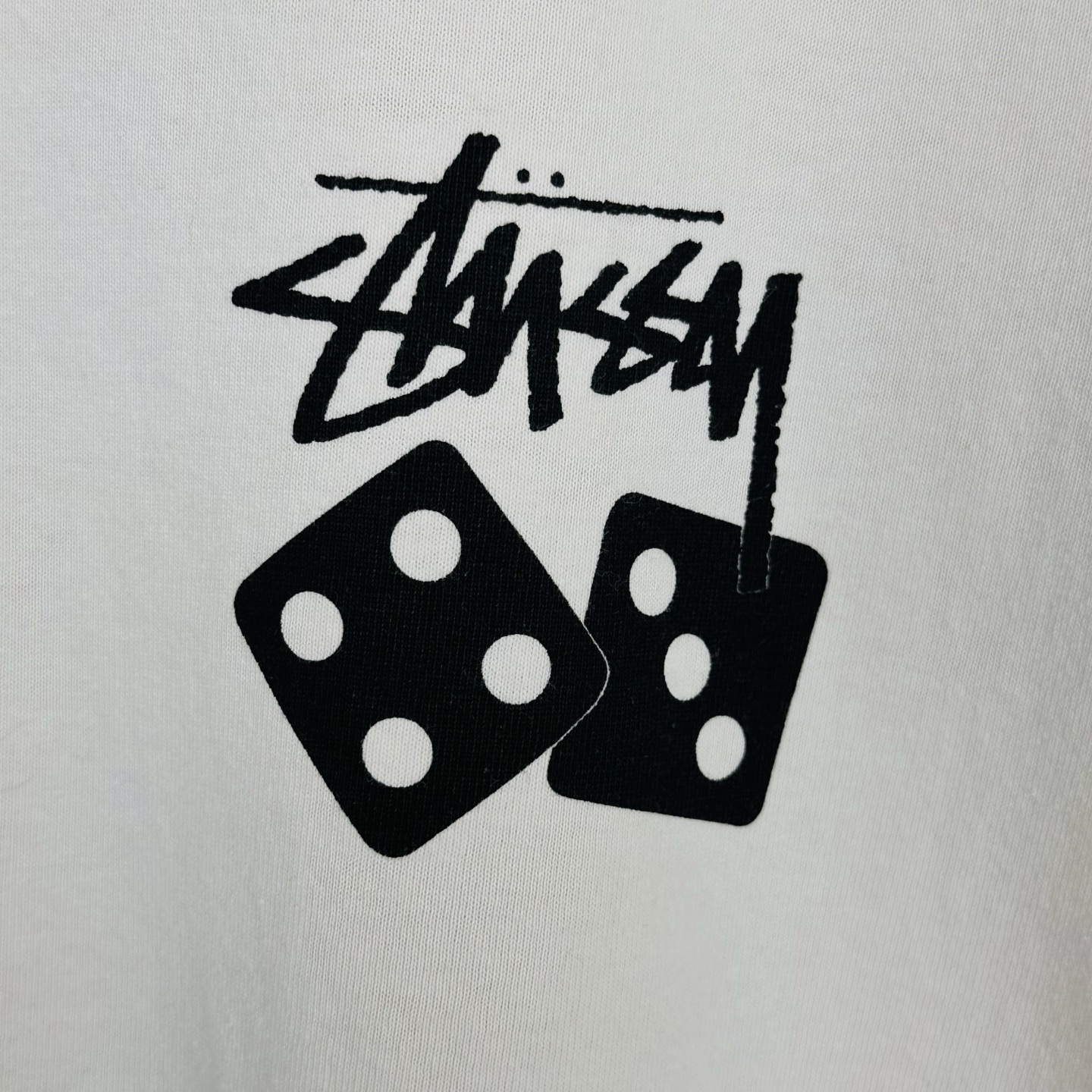 Stussy Dice Pigment Dyed Tee 'Black'（1904721）
