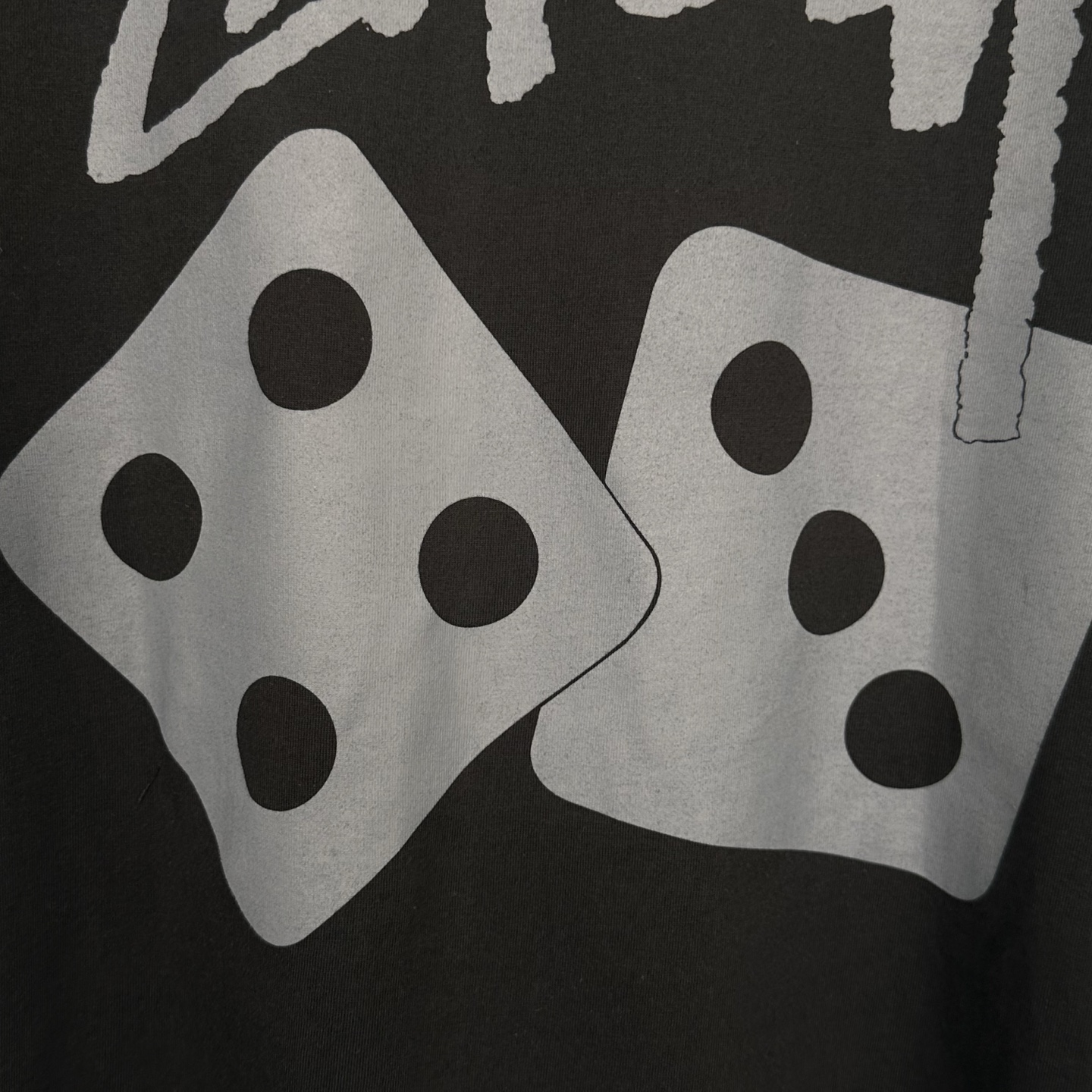 Stussy Dice Pigment Dyed Tee 'Black'（1904721）