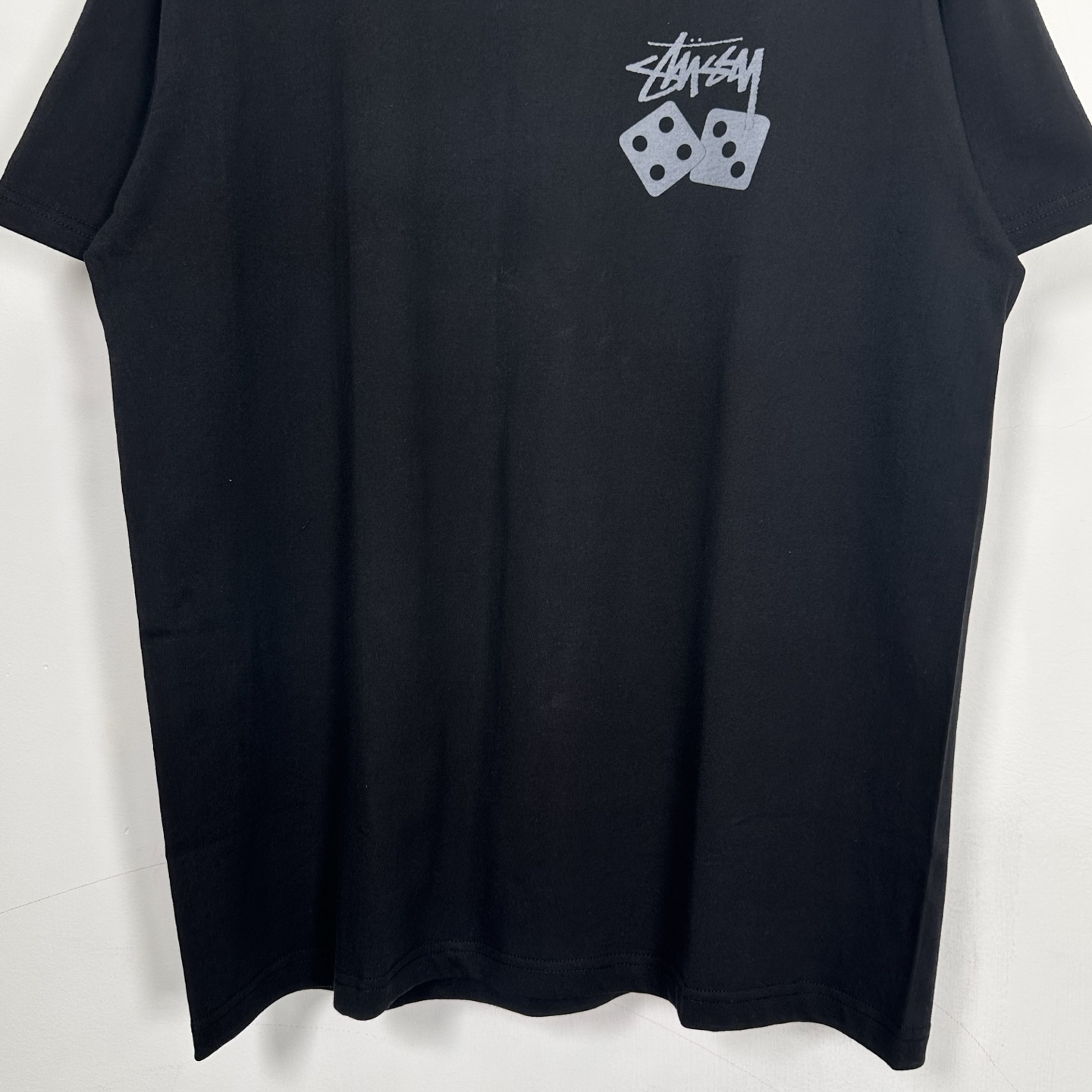 Stussy Dice Pigment Dyed Tee 'Black'（1904721）