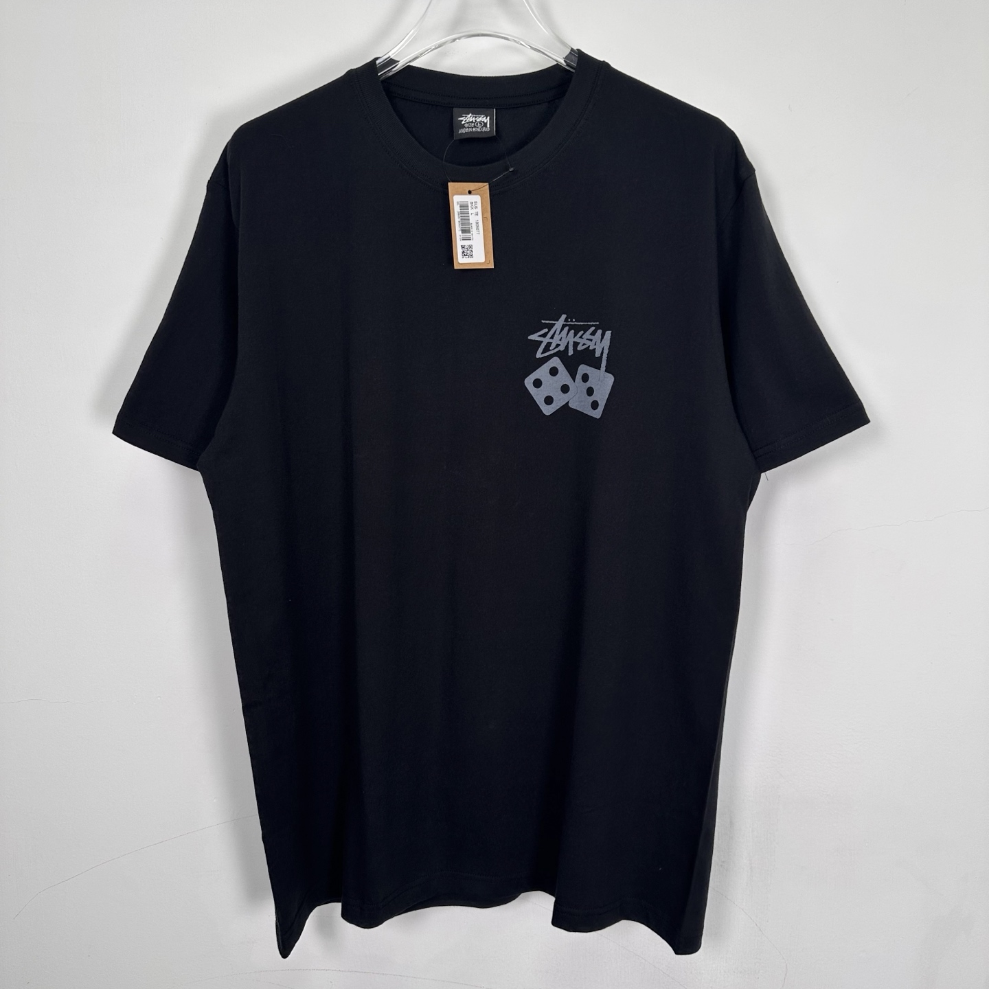 Stussy Dice Pigment Dyed Tee 'Black'（1904721）