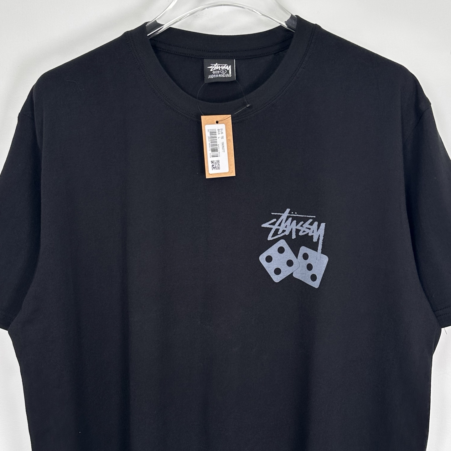 Stussy Dice Pigment Dyed Tee 'Black'（1904721）