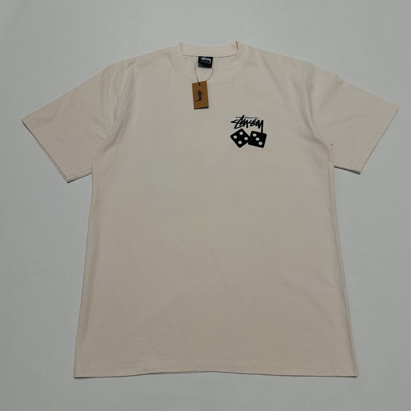 Stussy Dice Pigment Dyed Tee 'Black'（1904721）