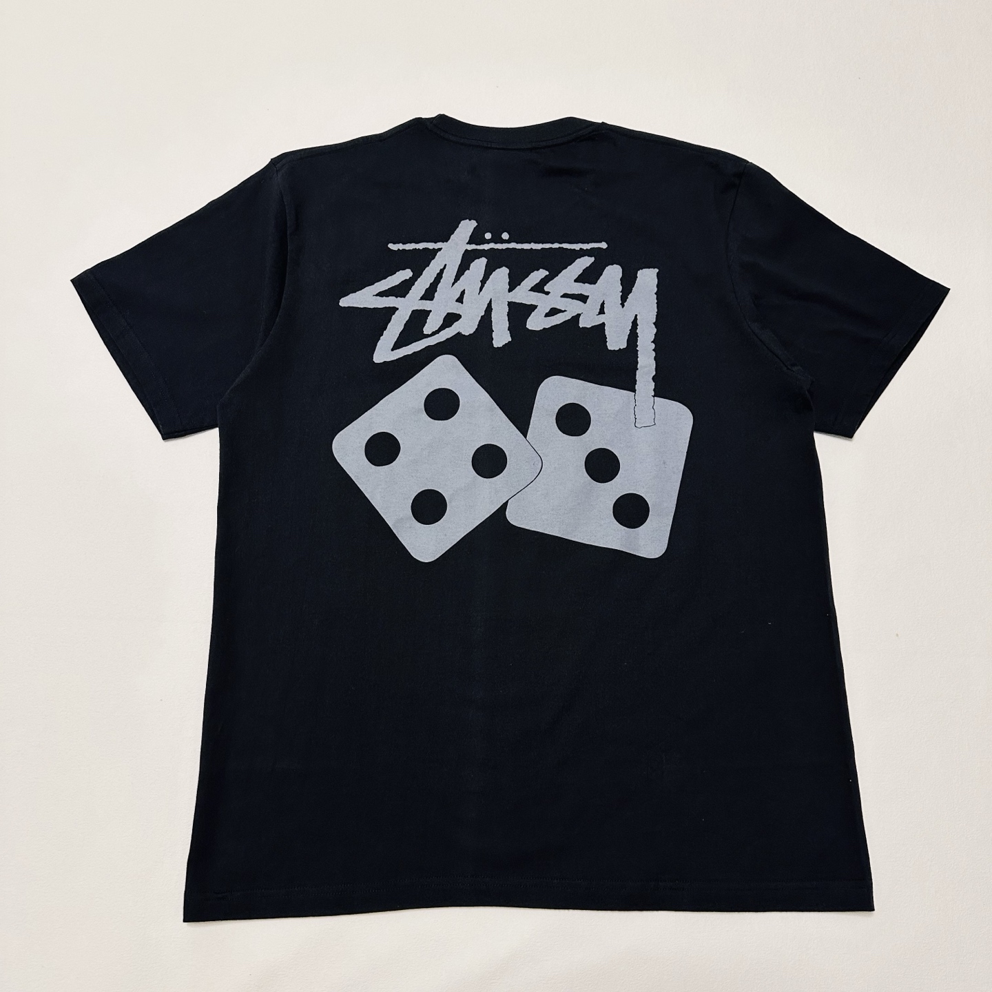 Stussy Dice Pigment Dyed Tee 'Black'（1904721）