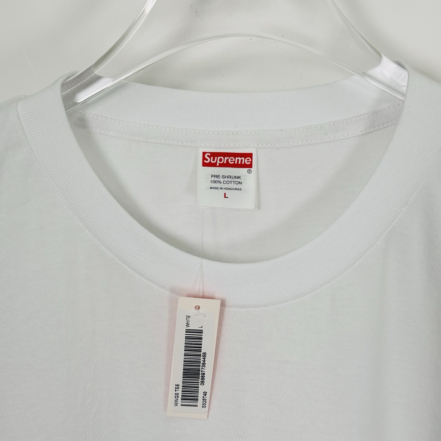 Supreme Painted Tee White（SUP-SS25-241）