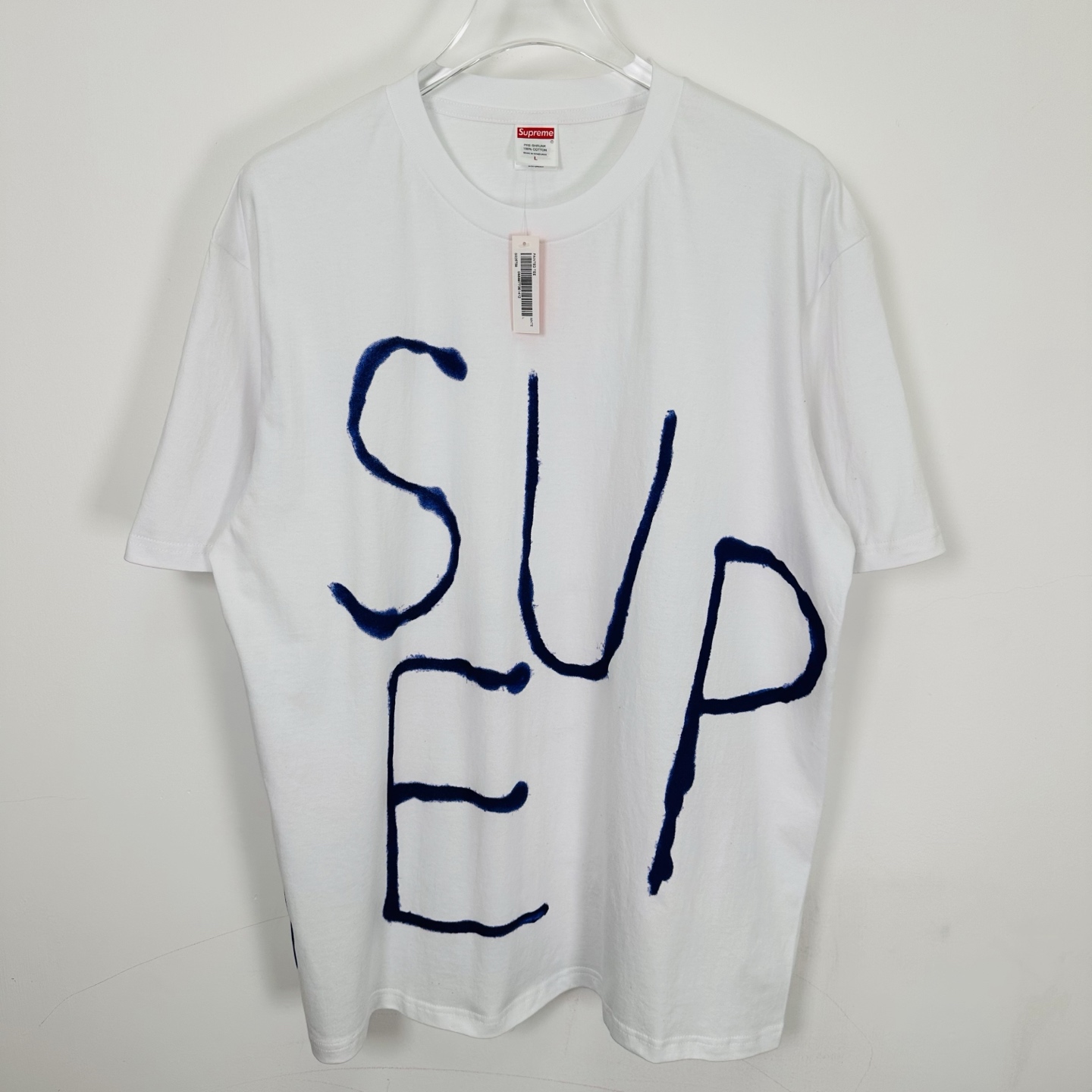 Supreme Painted Tee White（SUP-SS25-241）