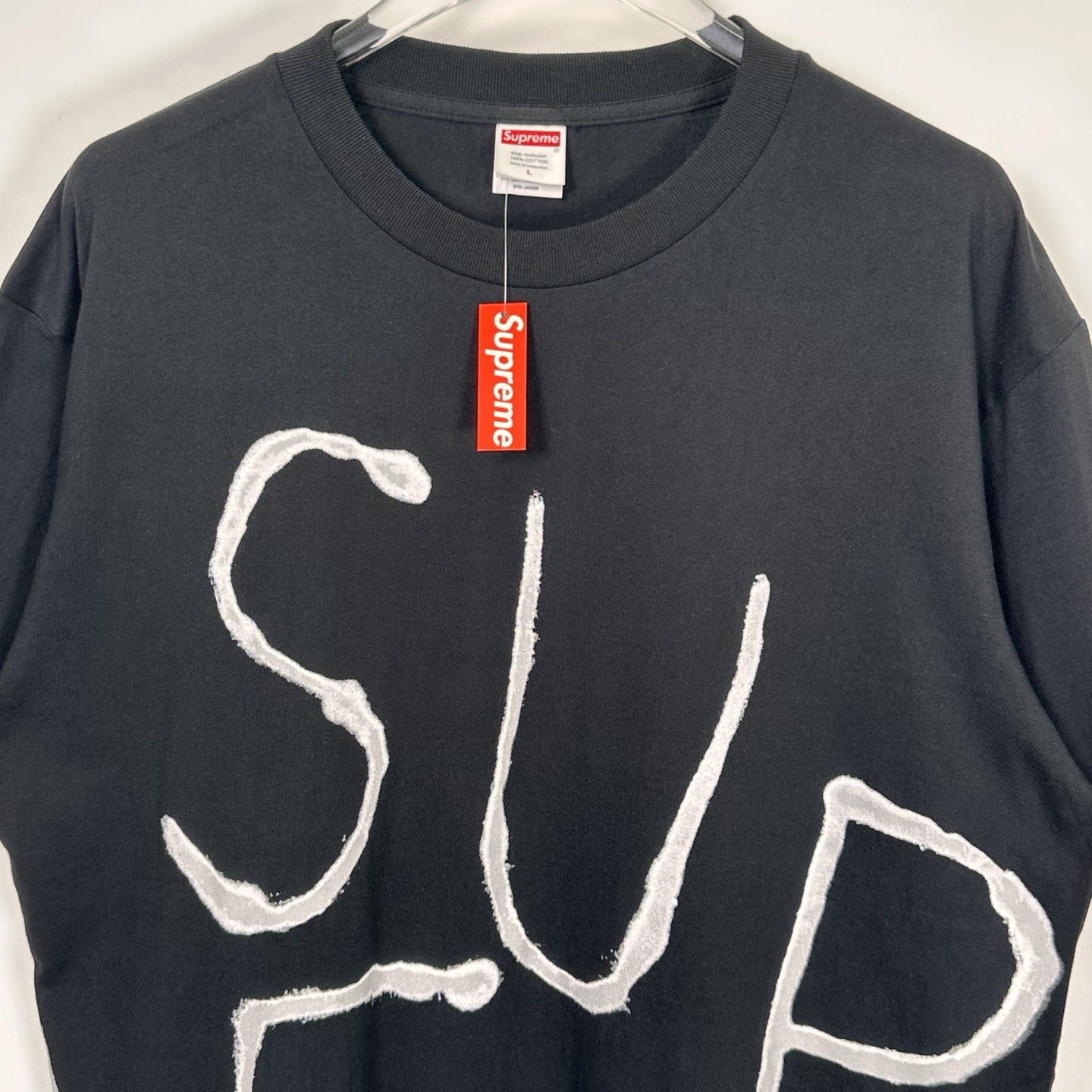 Supreme Painted Tee White（SUP-SS25-241）