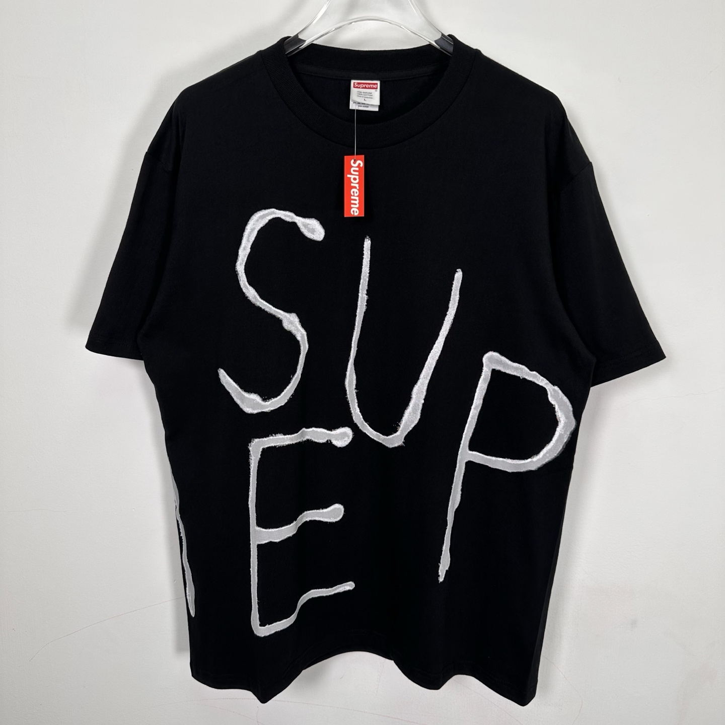 Supreme Painted Tee White（SUP-SS25-241）
