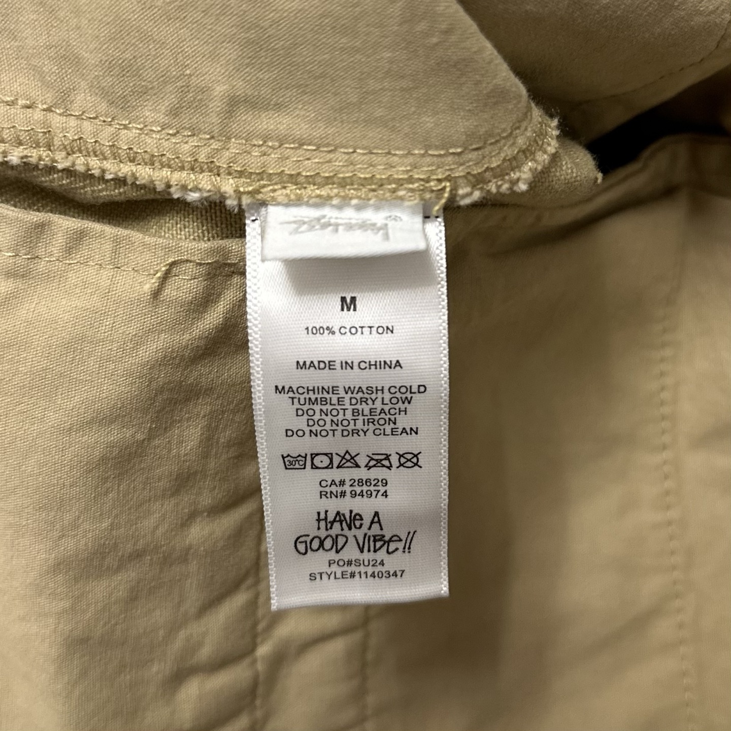 Stussy x Denim Tears Ss Wreath Chino "Khaki" 316091（312025）