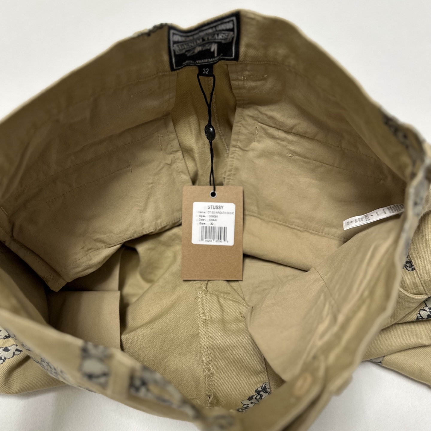 Stussy x Denim Tears Ss Wreath Chino "Khaki" 316091（312025）