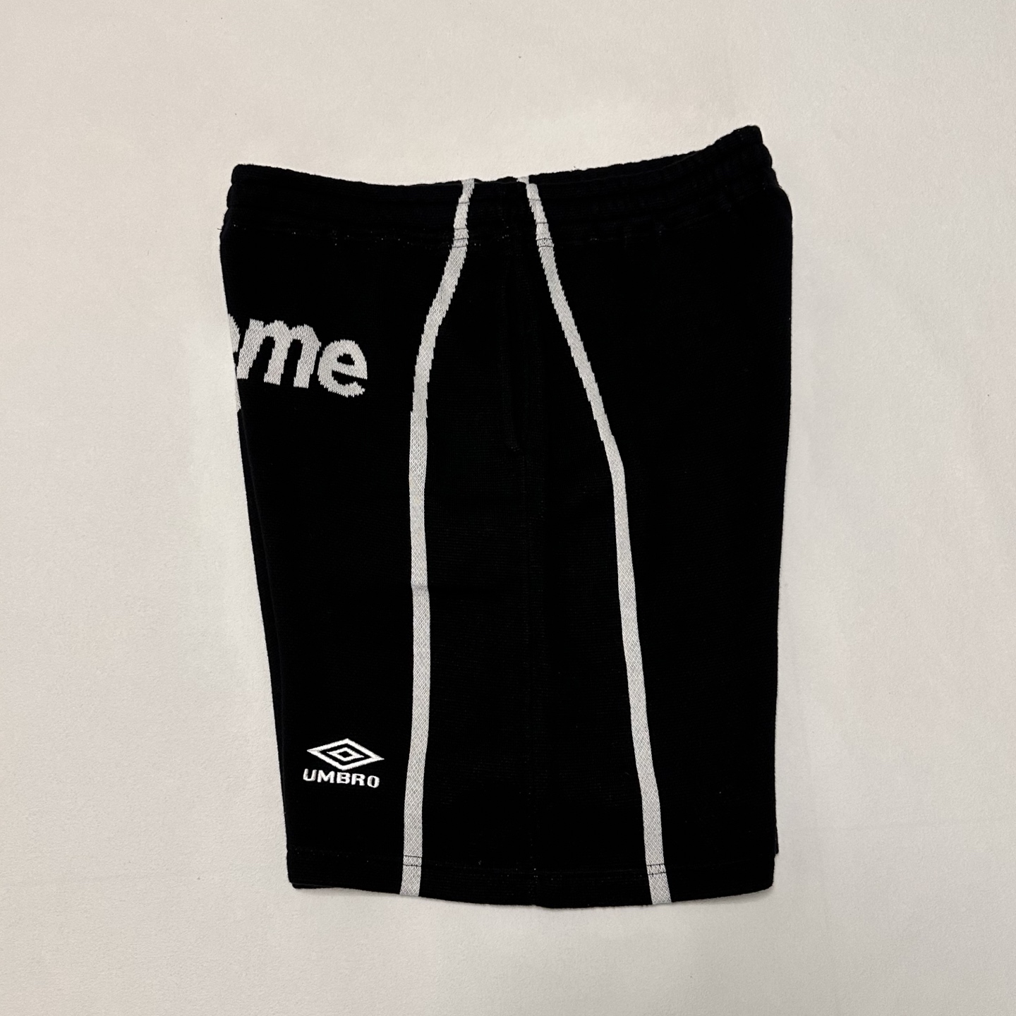 Supreme x Umbro Knit Soccer Short "Black"（SUP-SS25-237）