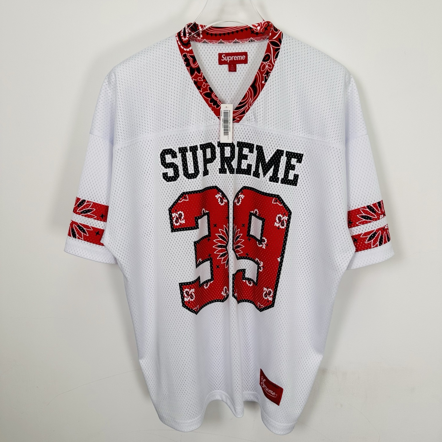 Supreme Bandana Football Jersey (SUP-SS25-053）