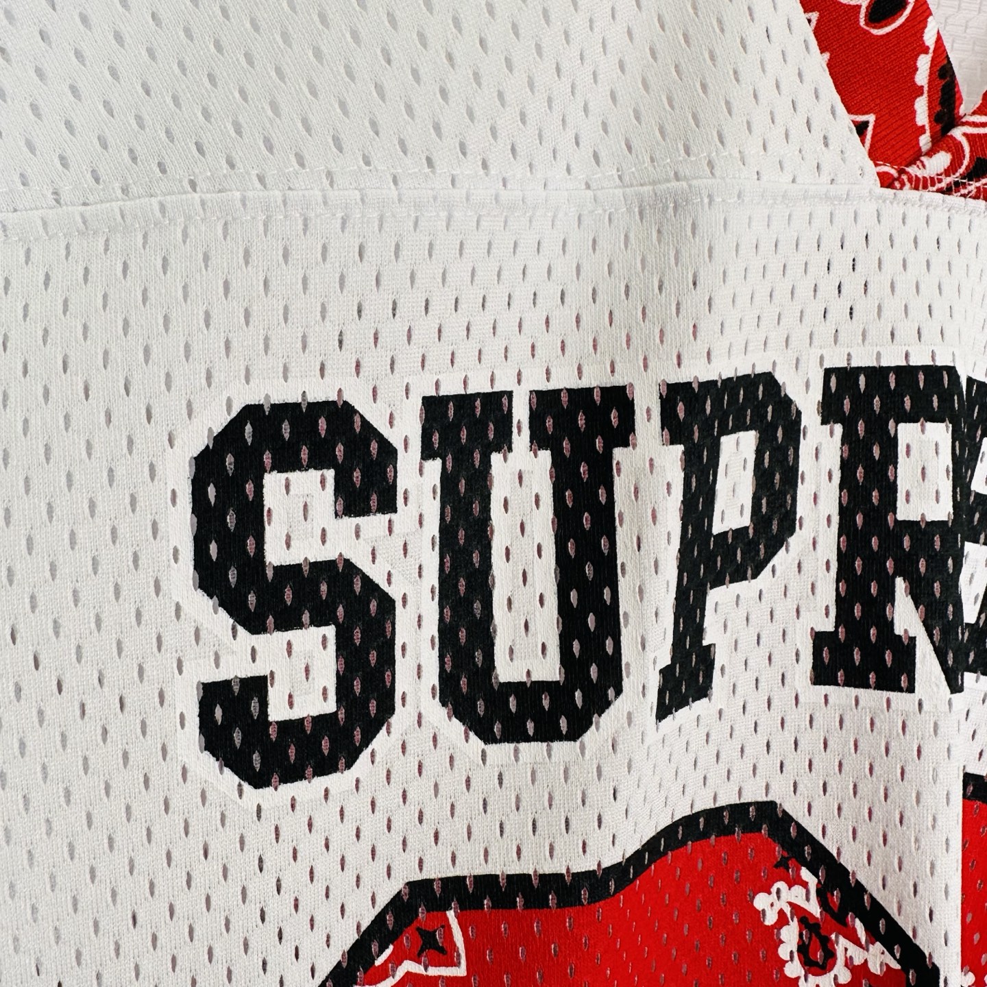 Supreme Bandana Football Jersey (SUP-SS25-053）