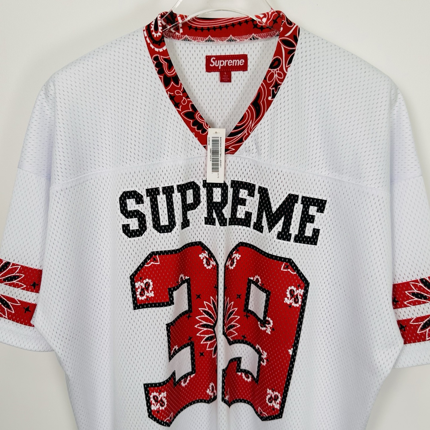 Supreme Bandana Football Jersey (SUP-SS25-053）