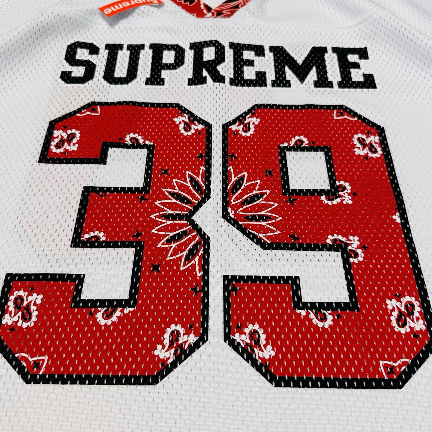 Supreme Bandana Football Jersey (SUP-SS25-053）