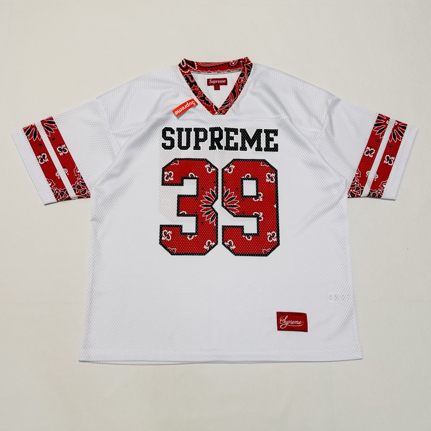 Supreme Bandana Football Jersey (SUP-SS25-053）