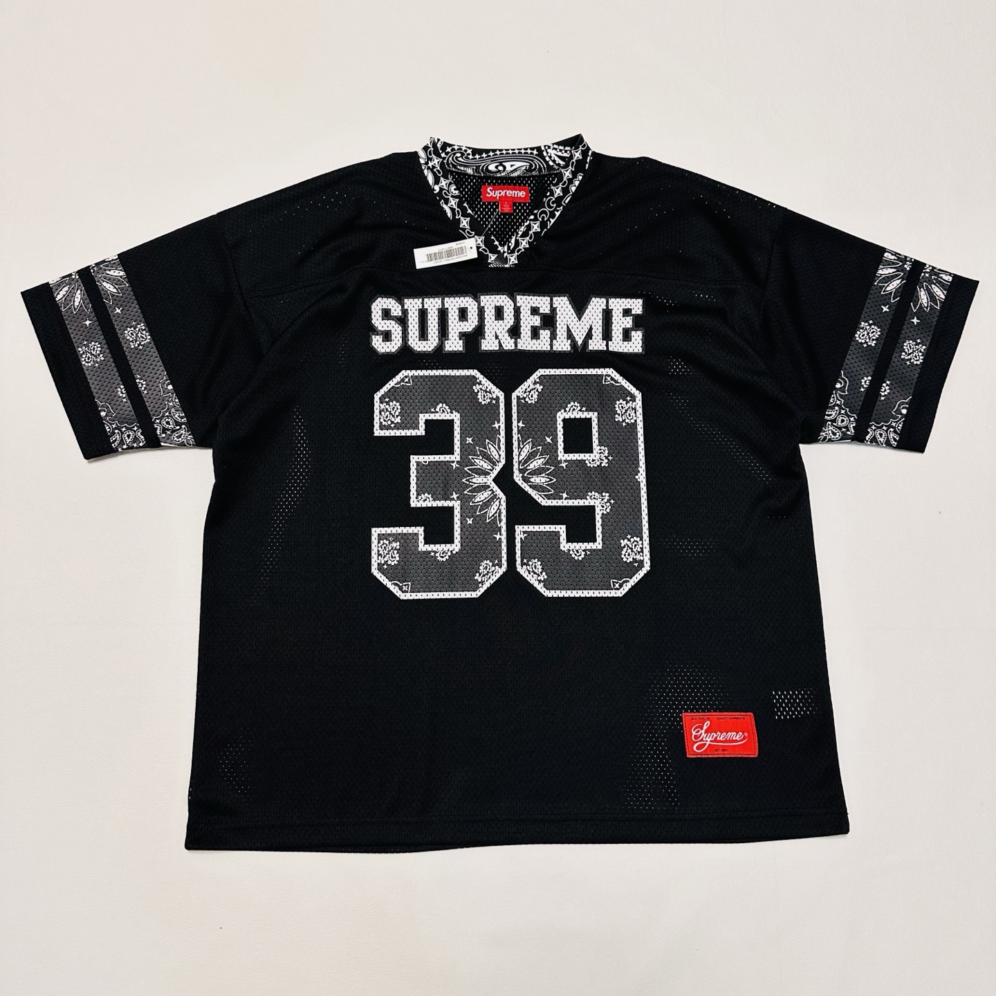 Supreme Bandana Football Jersey (SUP-SS25-053）
