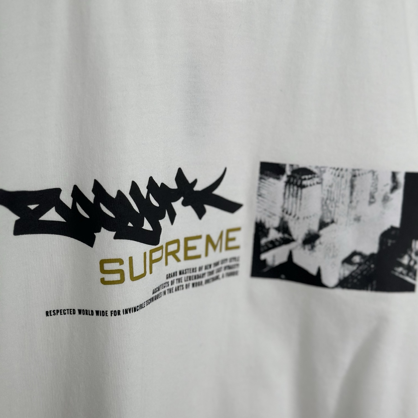 Supreme x Zoo York Dynasty Tee "White" (SUP-SS25-269）